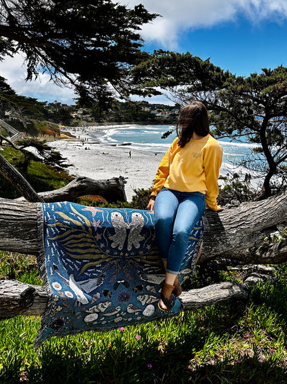 Woven Blanket - California Seas & Shores